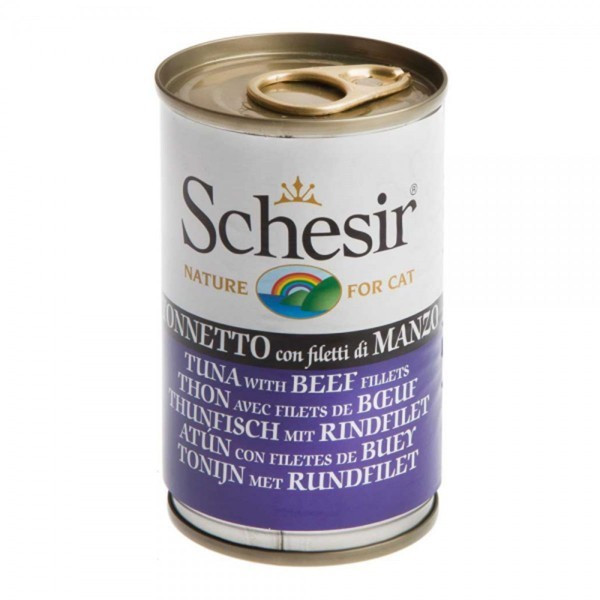 Schesir Gelée thon et filet de bœuf (140 g)