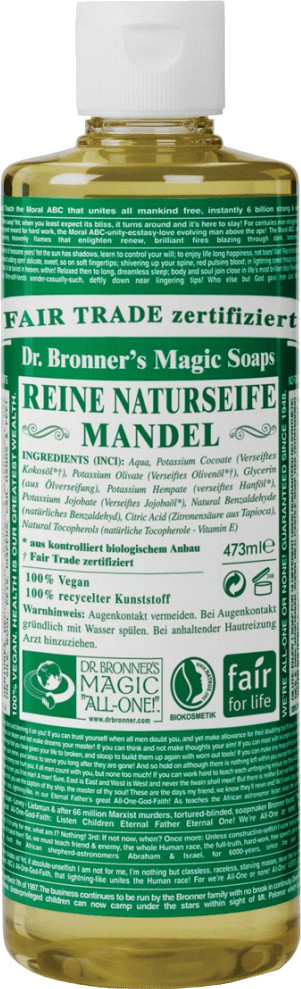Dr. Bronner's Savon liquide à l'amande (473 ml)