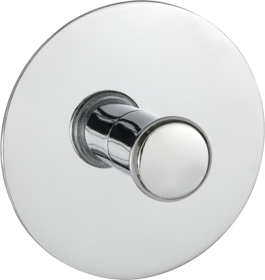 Wenko Turbo-Loc - Crochet 1 Tête - Chrome (18767)
