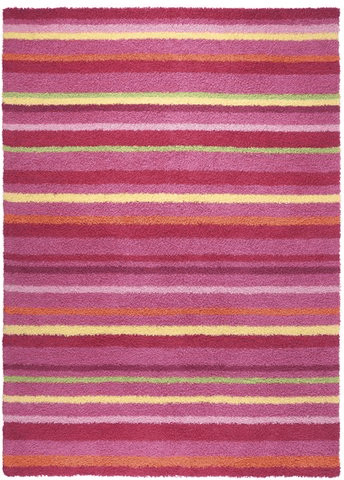 Esprit Home Tapis Funny Stripes rose 90 x 160 cm