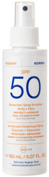 Korres Yaourt Émulsion solaire SPF 50 visage & corps (150 ml)