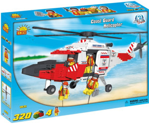 Cobi Action Town Coast Guard Helicopter Building Blocks