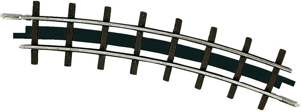 Busch Model 2 Rails courbes radius 175 mm 22,5° (12332)