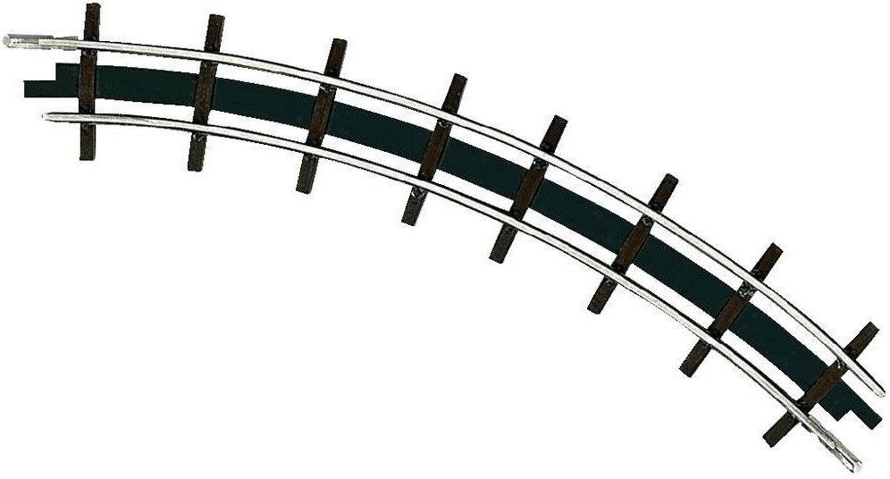 Busch Model 2 Rails courbes radius 115 mm 45° (12323)