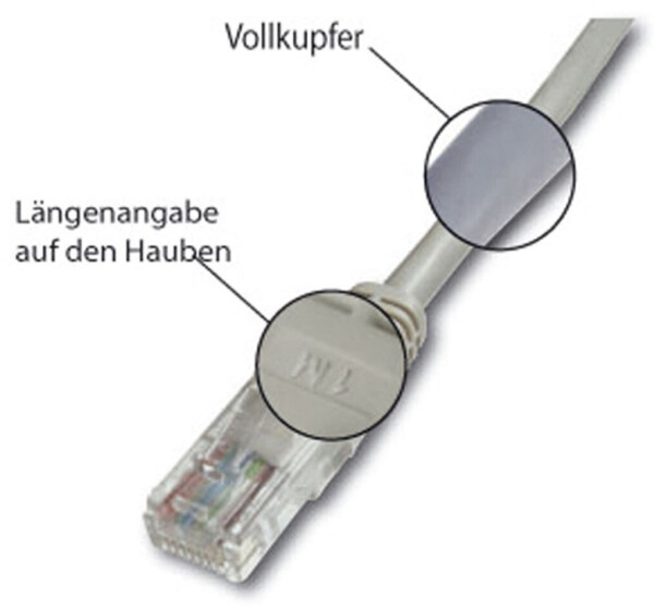Digitus Patchkabel CAT5e U/UTP - 0.5m, Bild 3