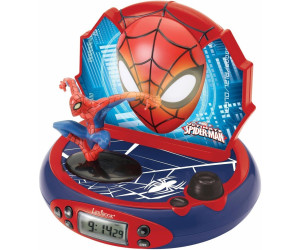 Marvel Ultimate Spiderman Projektor Radio Wecker Neu von Lexibook Kinder 
