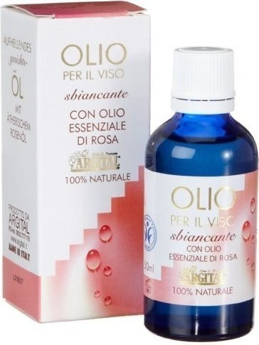 Argital Huile éclaircissante pour le visage à l'huile essentielle de rose (50 ml)