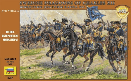 Zvezda Swedish Dragoons of Charles XII (8057)