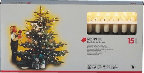 Rotpfeil Lichterkette 15er Schaftlampen E10 (9631530000) ab 37,79 €