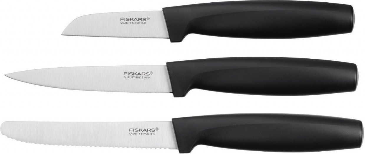 Fiskars Couteau à légumes Functional Form 3 pièces