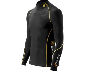 Skins A200 Men's Thermal Long Sleeve Compression Top with Mock Neck