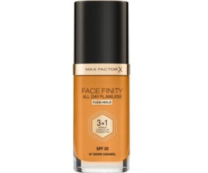 Max Factor Facefinity 3-in-1 Foundation – Vegane Grundierung Mit LSF 20, Mattes Finish, Lang Anhaltend, Ton N75