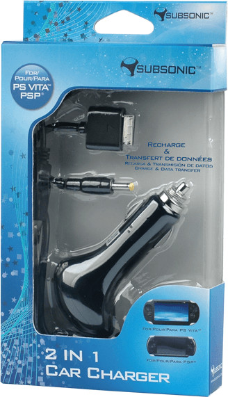 Subsonic PS Vita 2 IN 1 Car Charger
