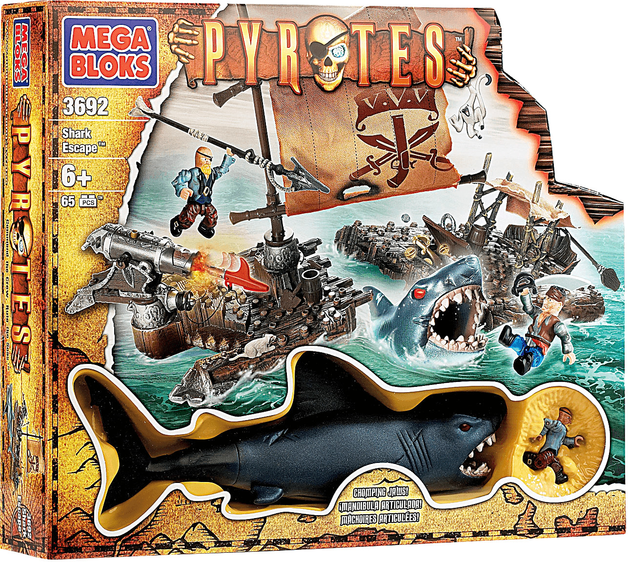 MEGA BLOKS Pirates - Shark Escape (3692)