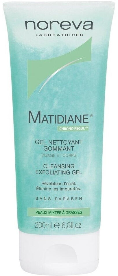 Noreva Laboratories Matidiane soin nettoyant gommant visage et corps (200 ml)