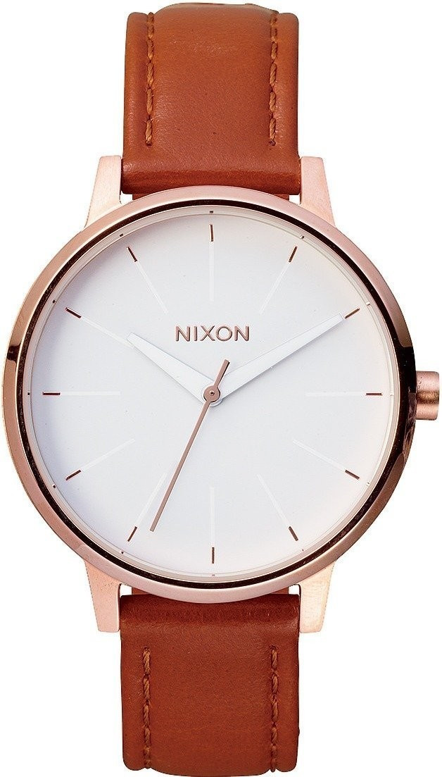 Nixon The Kensington Leather rose gold/white (A108-1045)