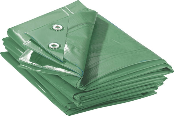 Lankotex Abdeckplane 4x6 Meter - Weiß, Robust, Mit Ösen - Für Garten, Baustelle Und Schutz
