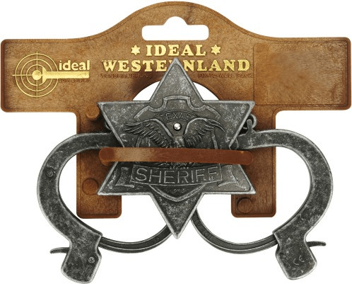 J.G. Schrödel Menottes et étoile de Sheriff Antik