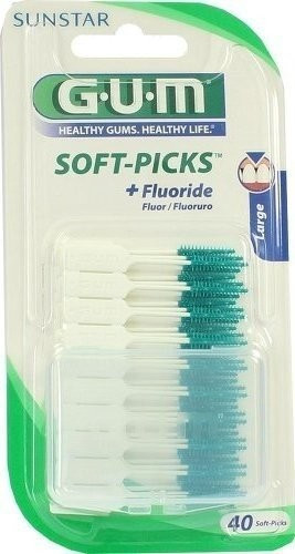 GUM Soft Picks large + Case (40 pcs)