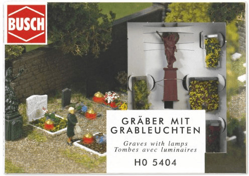 Busch Model Tombes avec luminaires (5404)