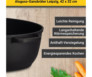 Krüger Leipzig Gänsebräter 42 cm ab 59,16 € | Preisvergleich bei | Fleischtöpfe