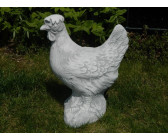 SPATZ 8 cm Keramik Ton Figur Handarbeit Susanne Boerner Vogel Garten wetterfest