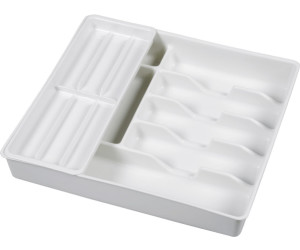 Decorus Besteckeinsätze Besteckkasten Schublade Vielseitiger größenverstellbarer 7 Fächer BPA-freier Schubladeneinsätze
