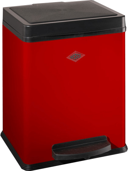 Wesco Poubelle 380 (2x10 L) rouge