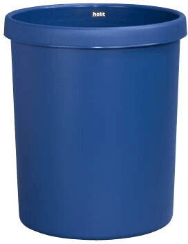 Helit Corbeille à papier 30 L bleu (61061)
