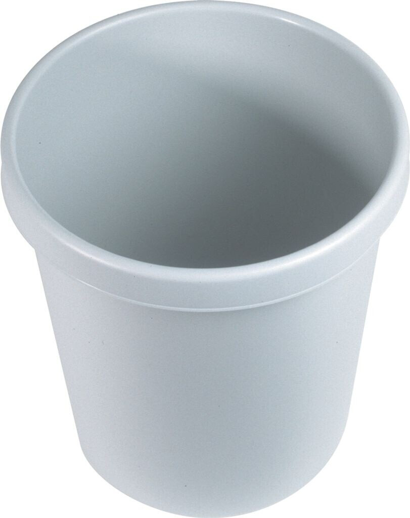 Helit Corbeille à papier 30 L gris (61061)
