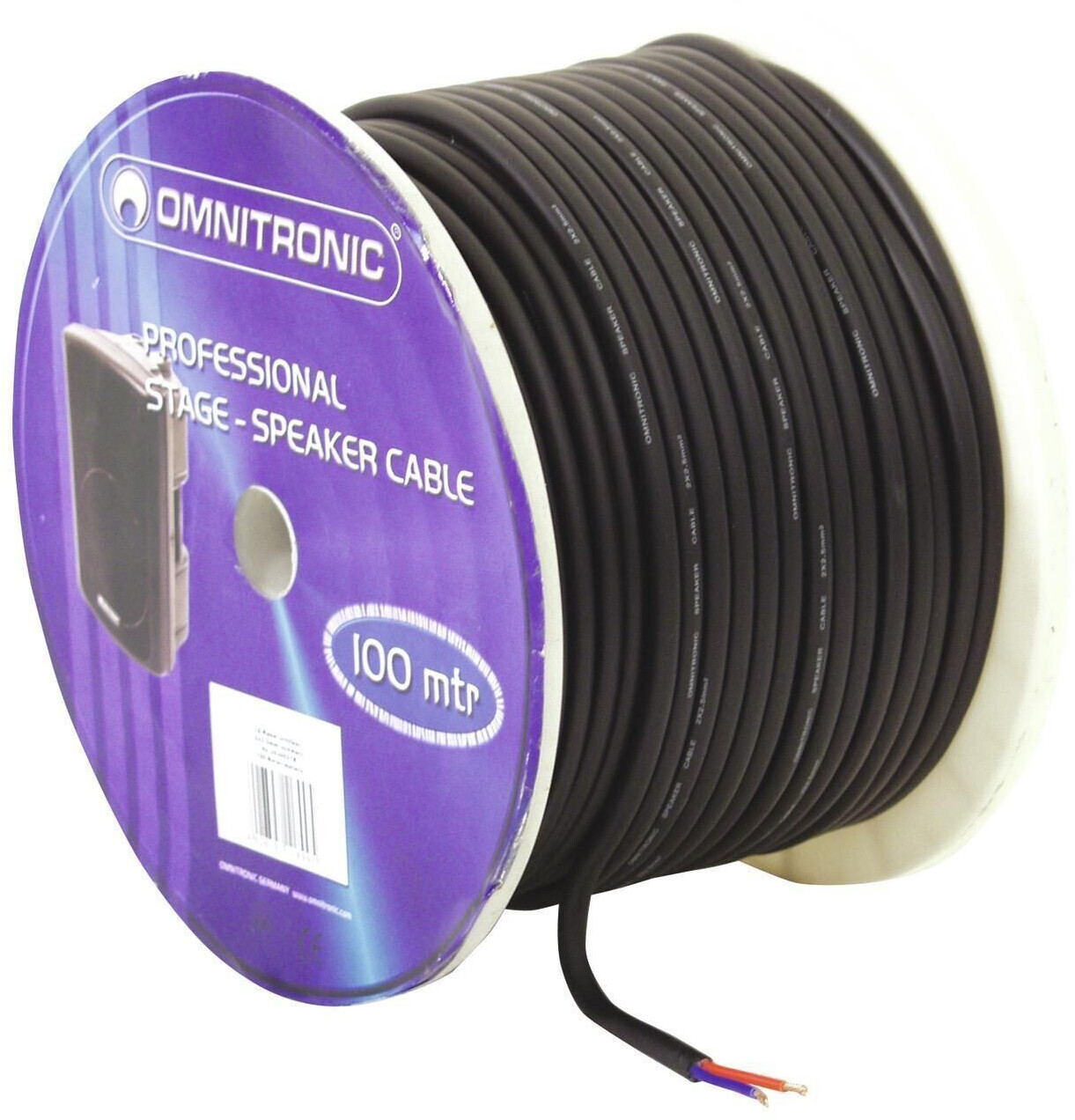 Omnitronic LS-Kabel 2 x 2,5mm² (100m) ab 123,47 €