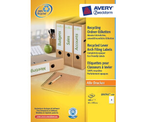 Avery Folder Labels, 192x61mm (L4761-100)