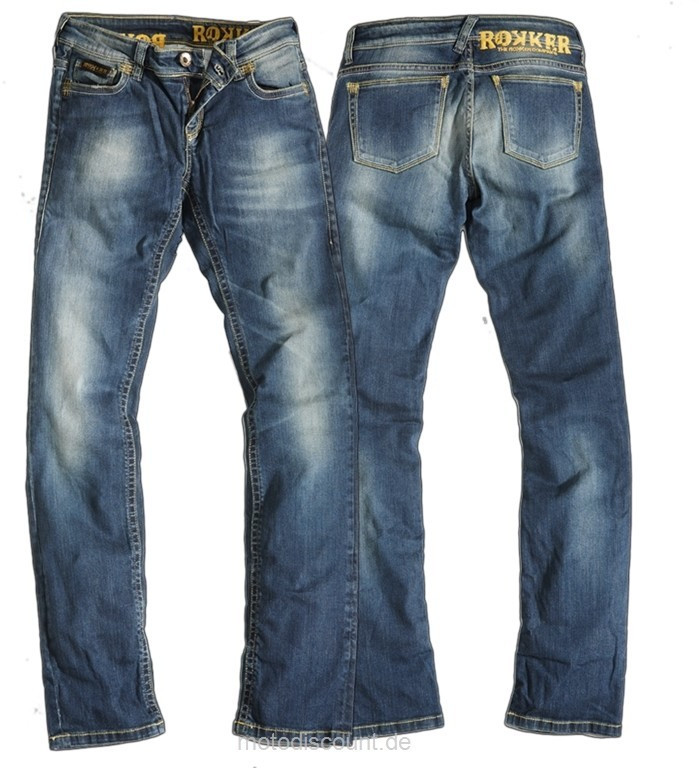 Rokker Pantalon Jean Rokker diva bleu