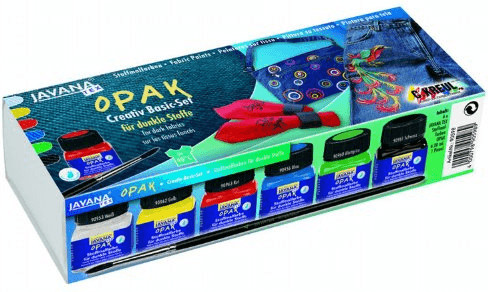 Javana Set peinture textiles foncés (90598)