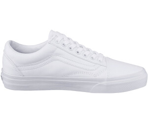 low top vans all white