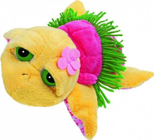 Russ Berrie Tortue Pebbles Hawaii-Girl 24 cm