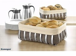Zeller Bread Basket with Bag 33 x 24cm