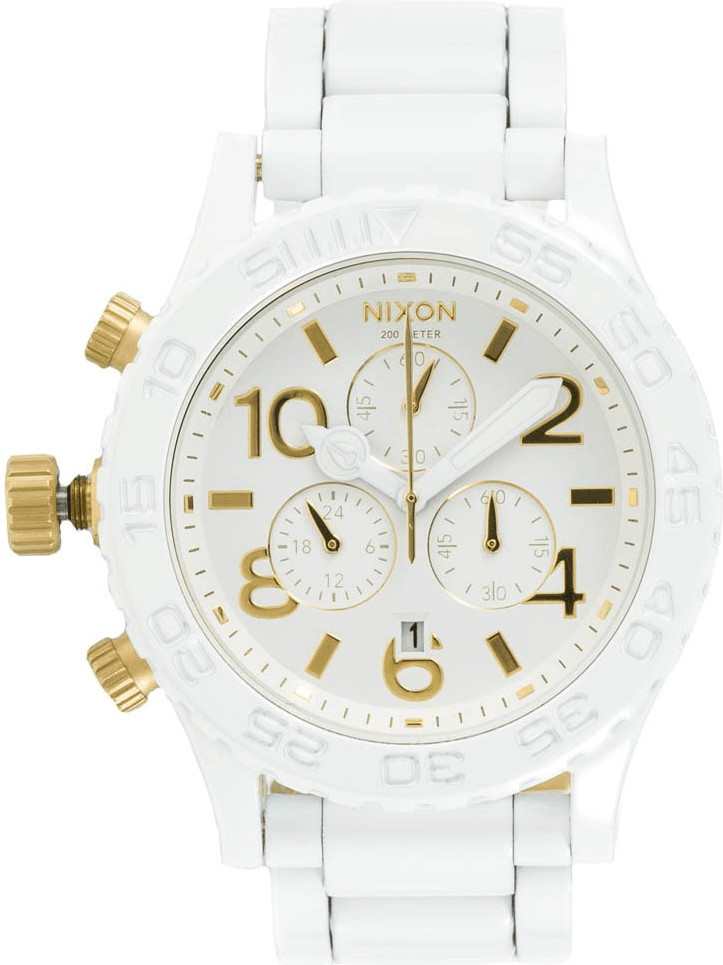 Nixon The 42-20 Chrono All White gold (A037-1035)