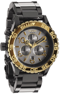 Nixon The 42-20 Chrono Gun n Gold