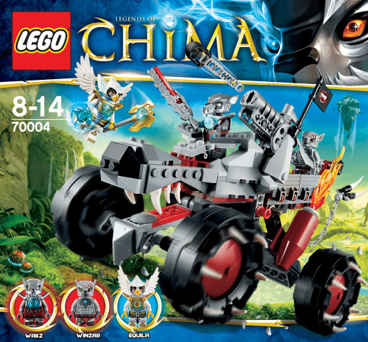 LEGO Chima El Lobo de asalto de Wakz 70004 desde 63 55