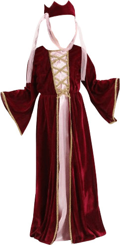 Widmann Costume de reine médiévale
