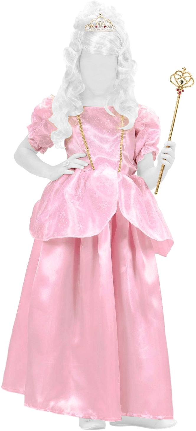 Widmann Déguisement de princesse rose