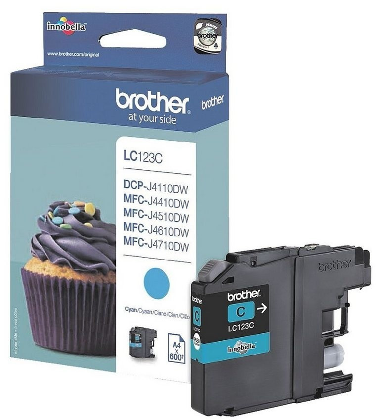 Marque 123encre remplace Brother LC-123C cartouche d'encre- cyan Brother