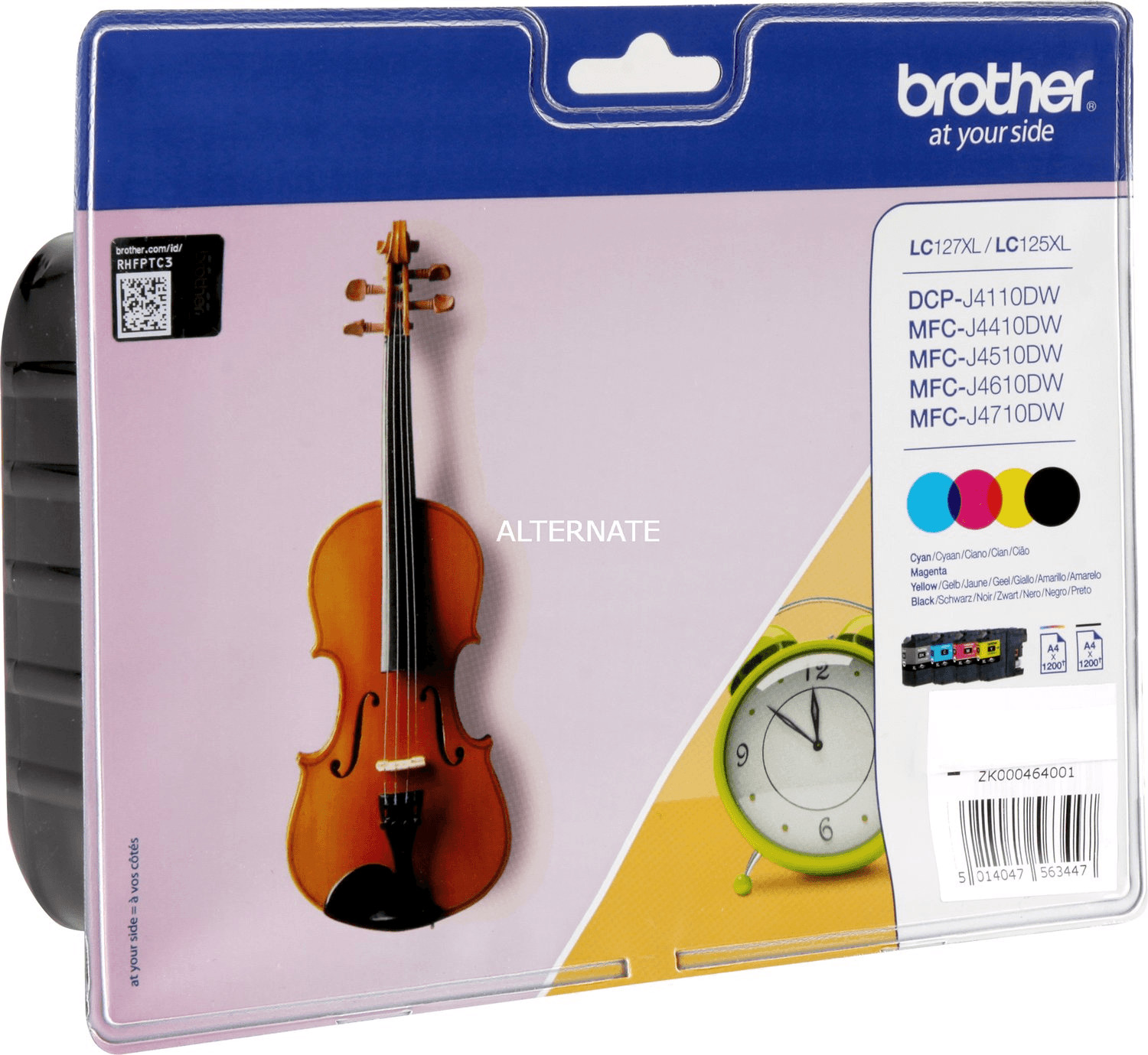 Brother LC-127XL Multipack 4 couleurs (LC127XLVALBPDR)