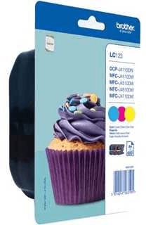 Brother LC-123 Multipack couleurs (LC123RBWBPDR)