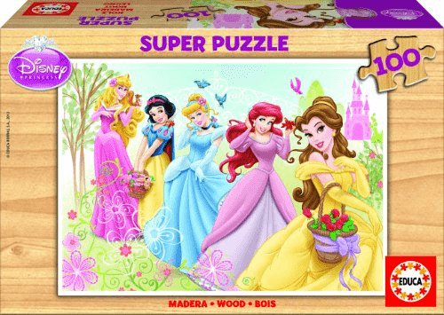 Educa Borrás Puzzle en bois Disney Princesses