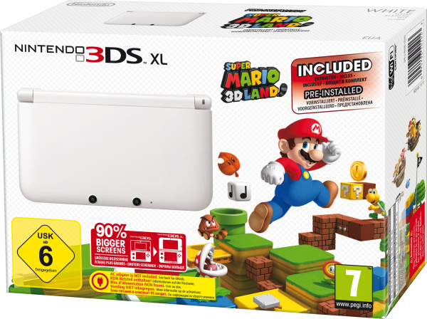 Nintendo 3DS XL weiß inkl. Super Mario 3D Land