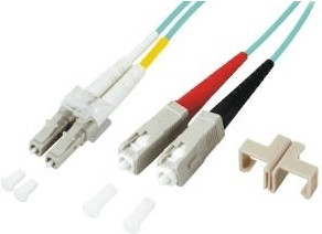 Mcab LWL Duplex Jumper LC/SC 50/125µ OM3