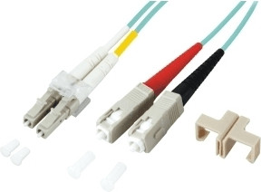 Mcab LWL Duplex Jumper LC/SC 50/125µ OM3 - 3m