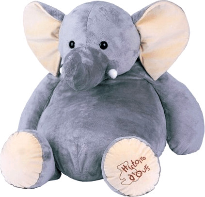 Histoire d'Ours Éléphant Géant 60 cm